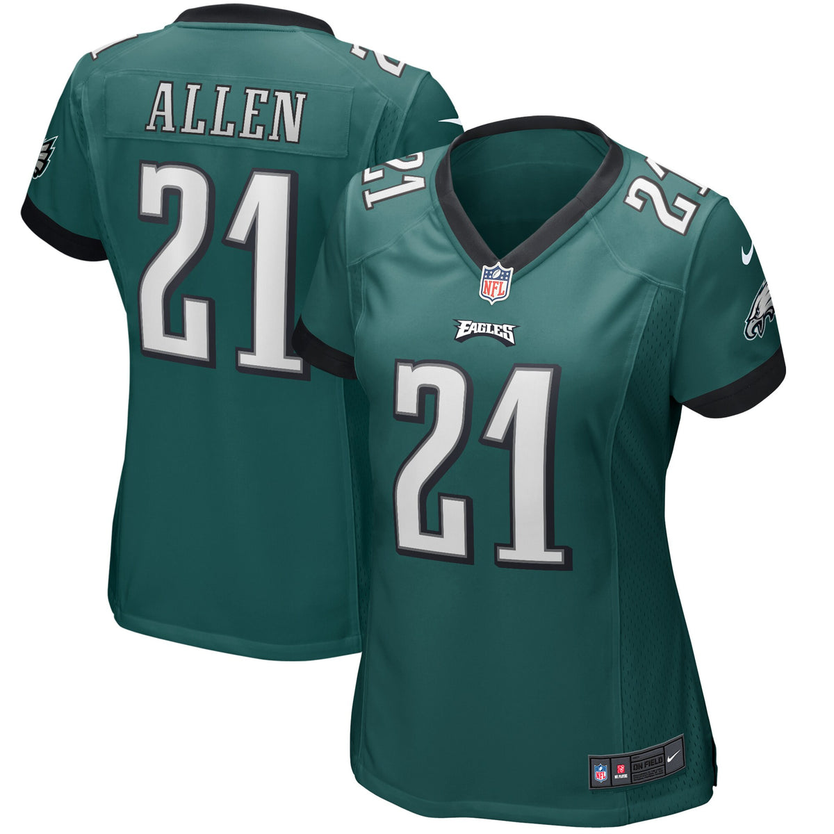Eric Allen Philadelphia Eagles green Game jersey