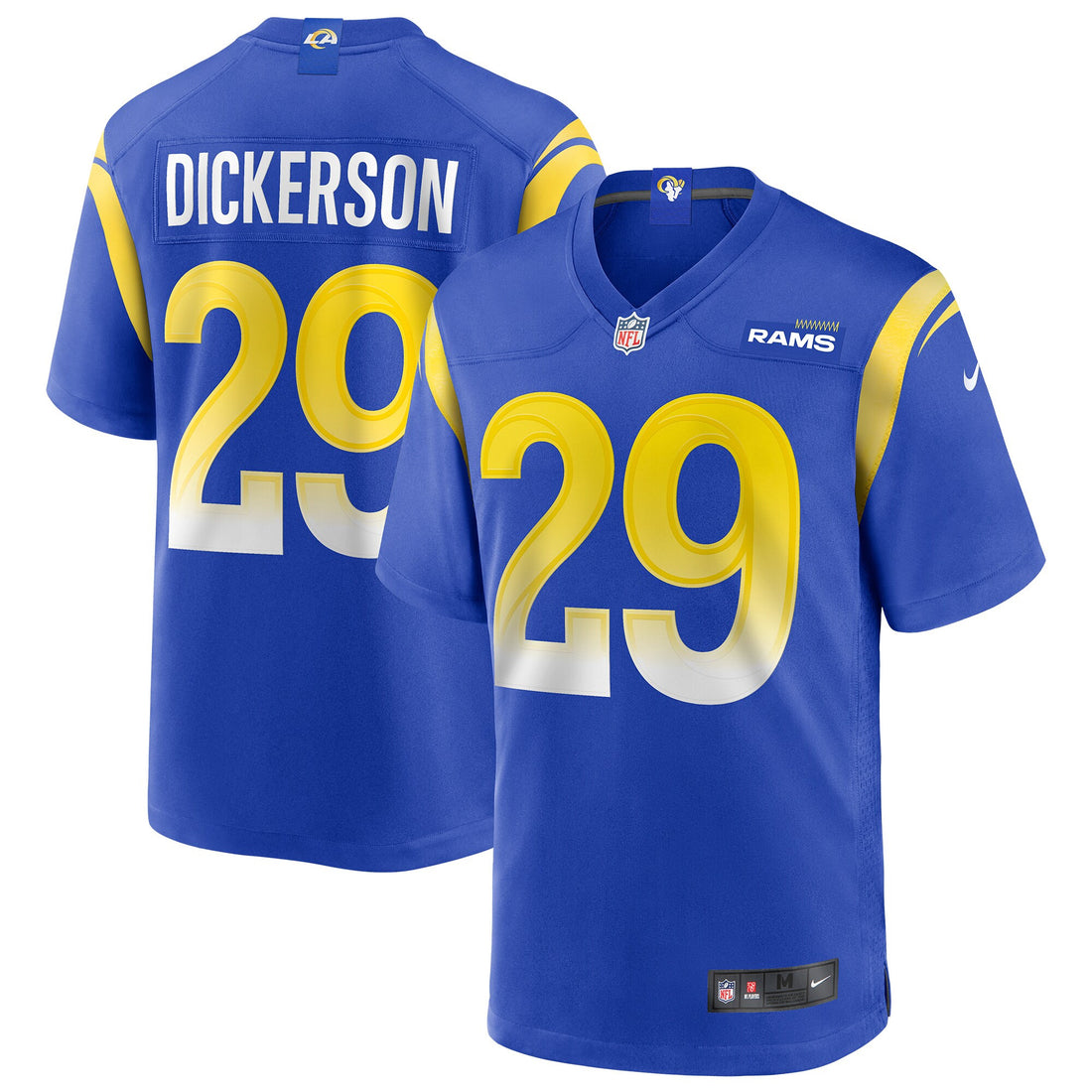 Eric Dickerson Los Angeles Rams royal Game jersey