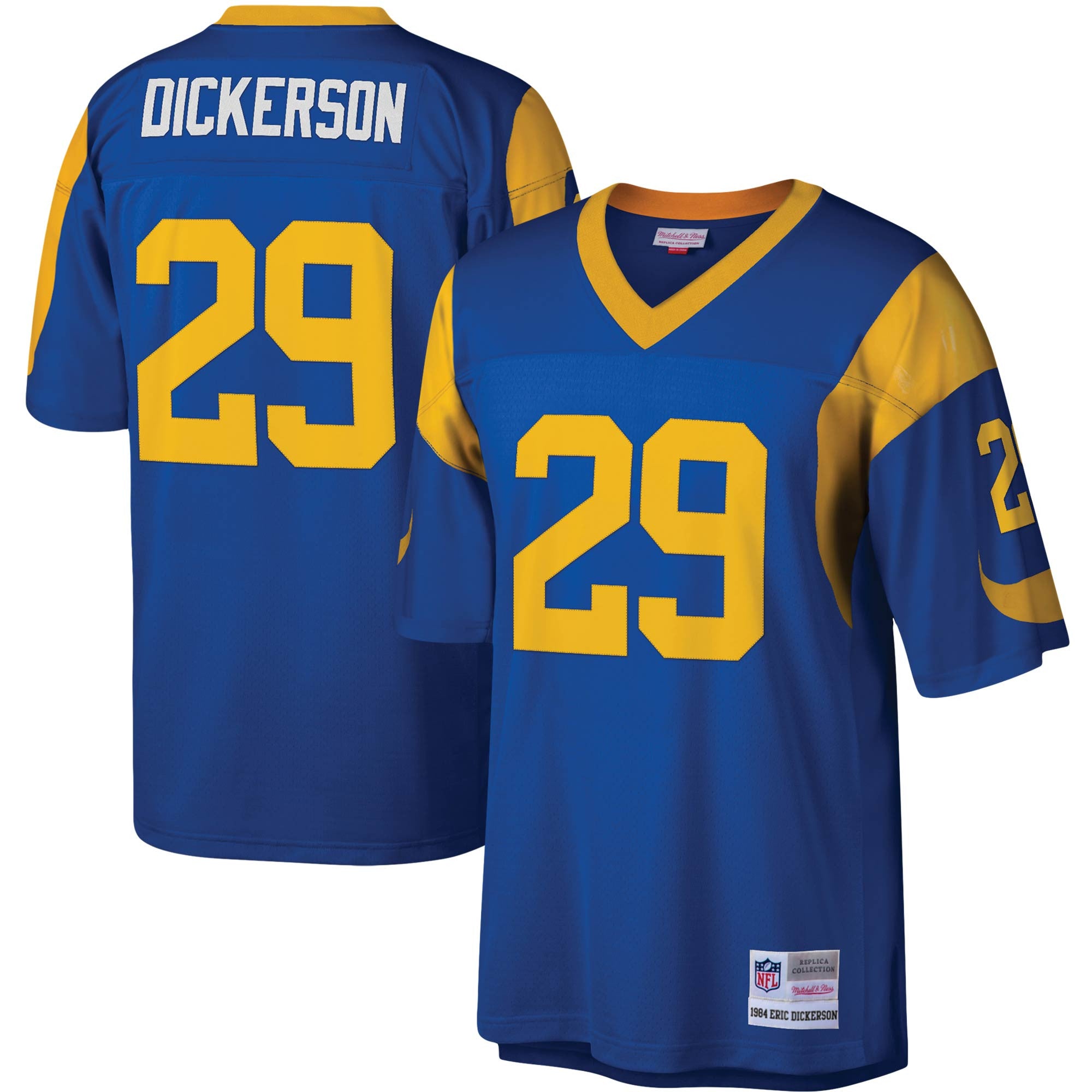 Eric Dickerson Los Angeles Rams royal jersey