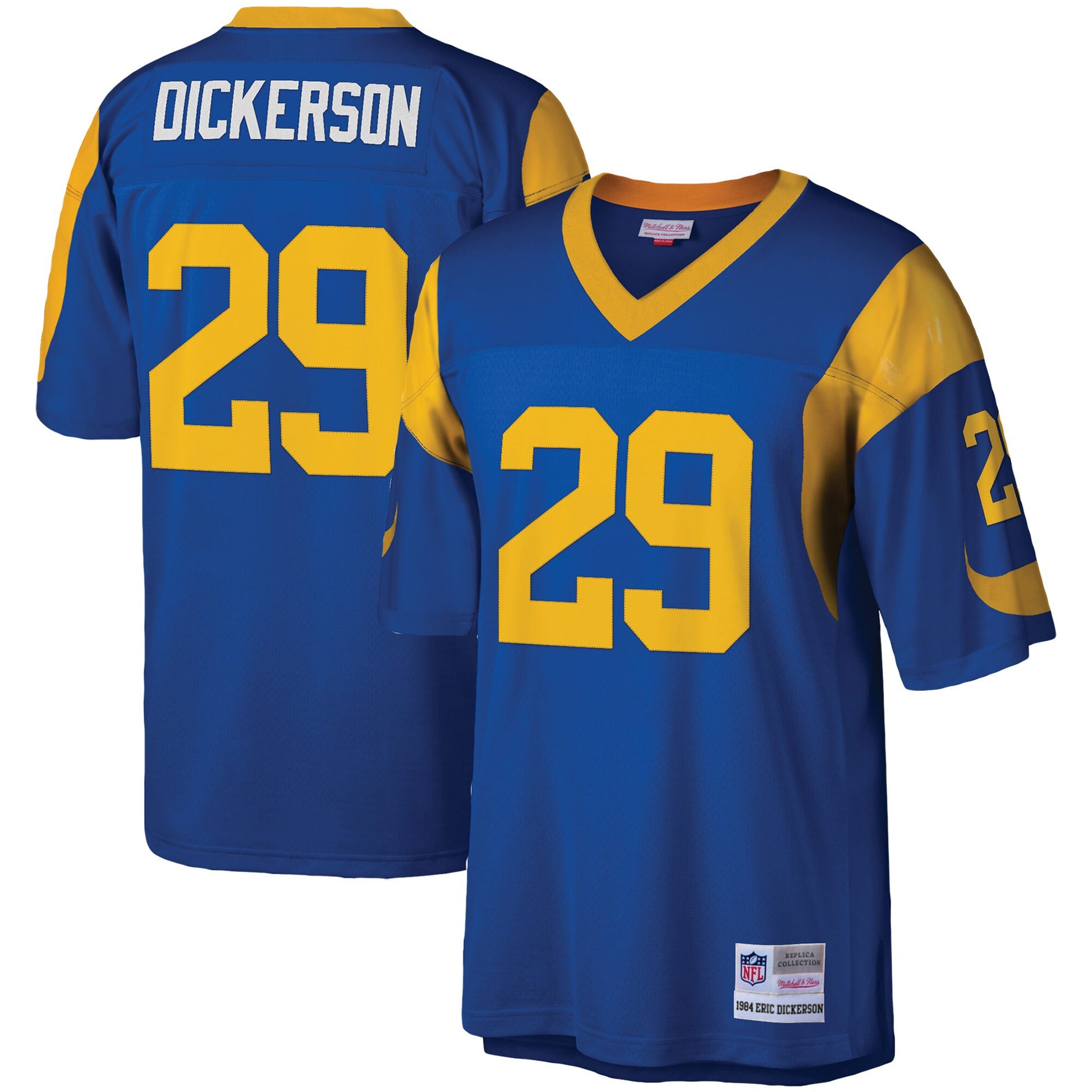 Eric Dickerson Los Angeles Rams royal jersey