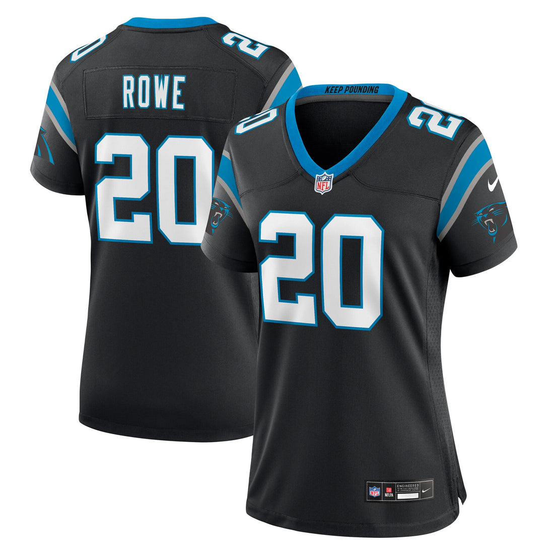 Eric Rowe Carolina Panthers black jersey