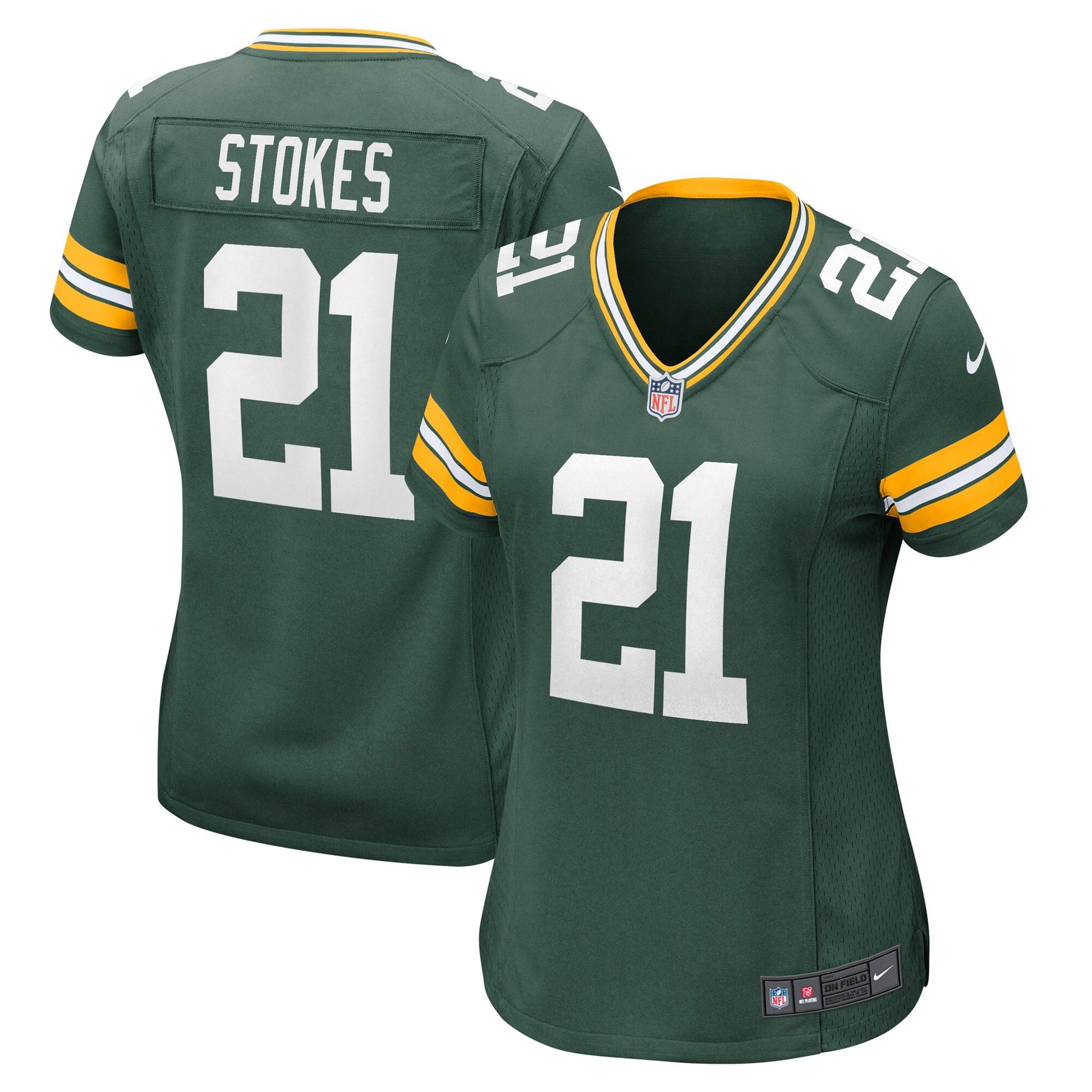 Eric Stokes Green Bay Packers green jersey
