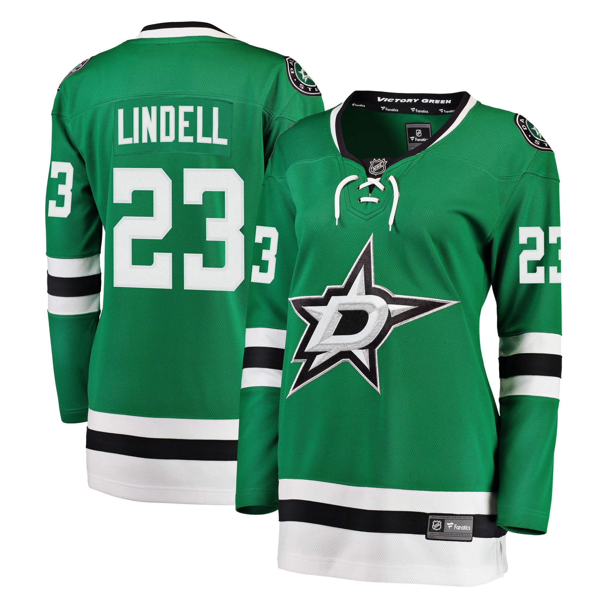Esa Lindell Dallas Stars green jersey