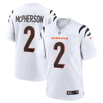 Evan Mcpherson Cincinnati Bengals white Game jersey