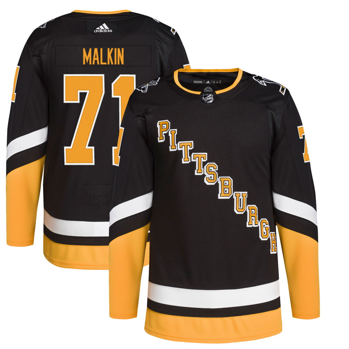 Evgeni Malkin Pittsburgh Penguins black Alternate jersey
