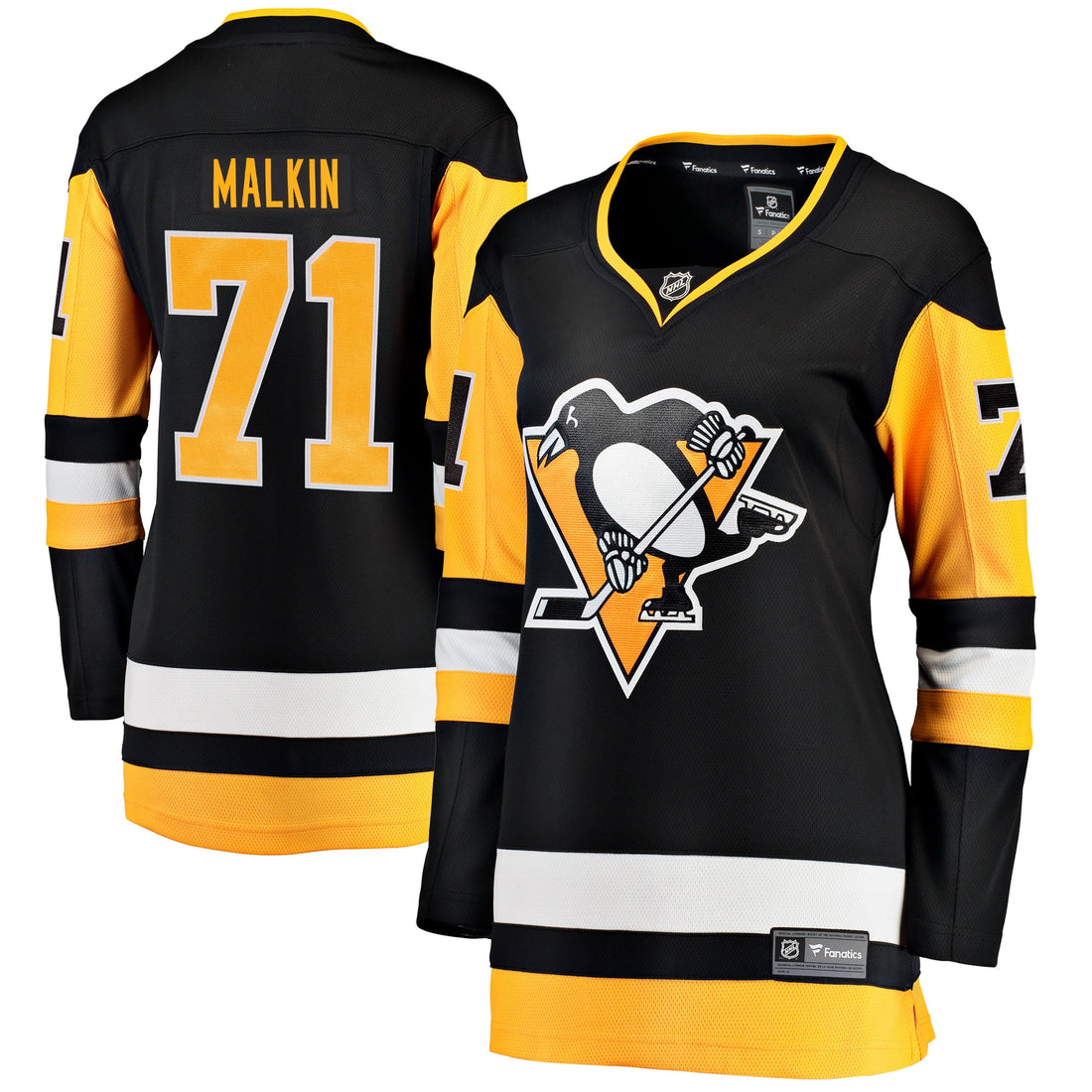 Evgeni Malkin Pittsburgh Penguins black Home jersey