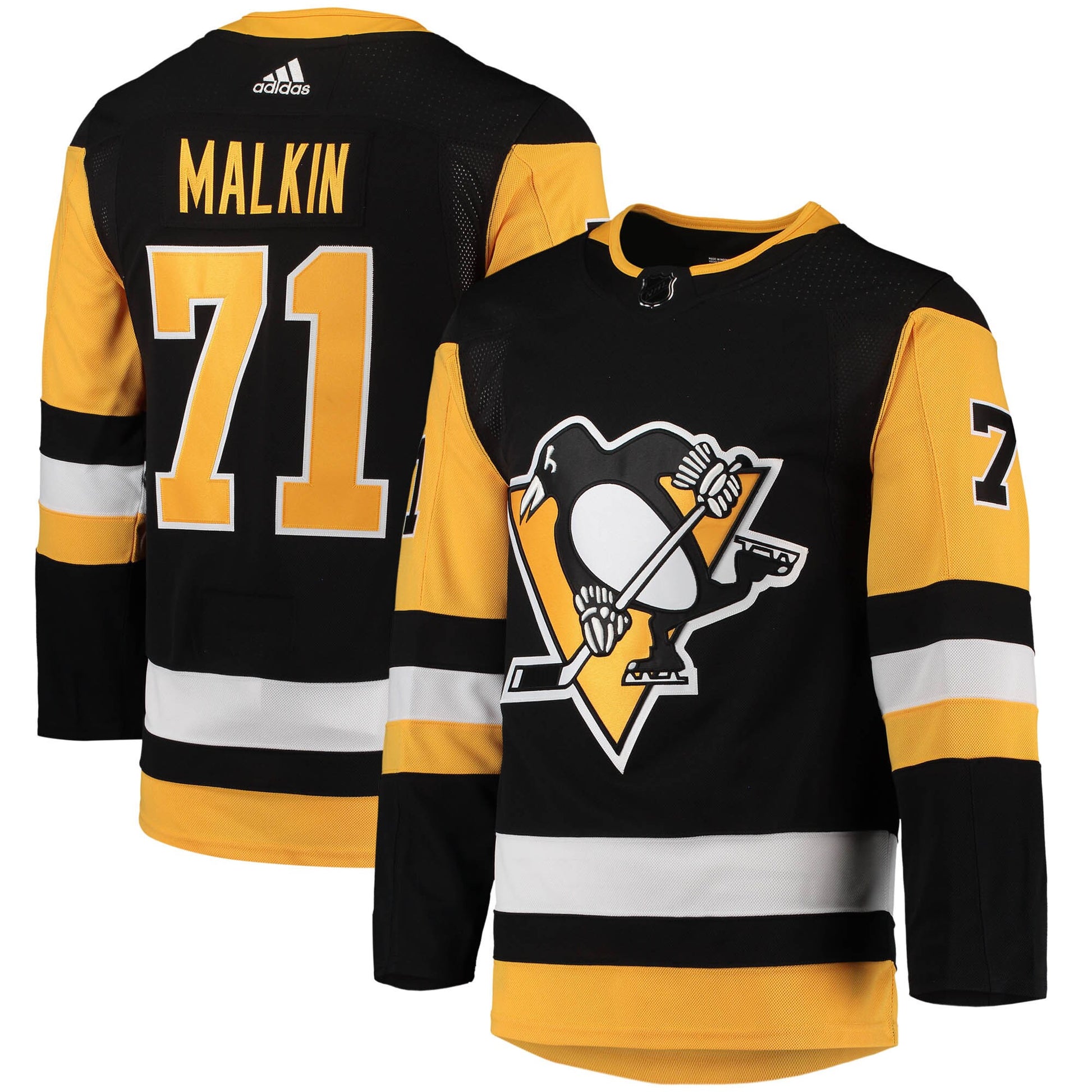 Evgeni Malkin Pittsburgh Penguins black Home jersey