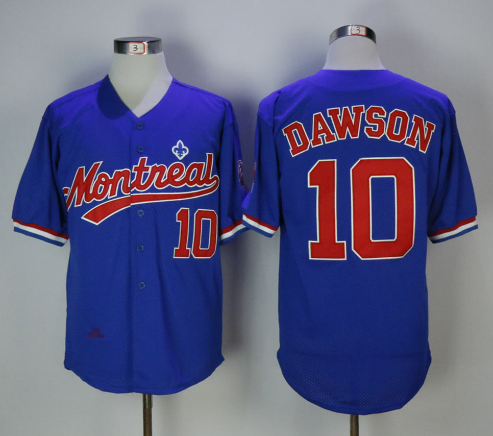 Andre Dawson Washington Nationals blue Cooperstown jersey