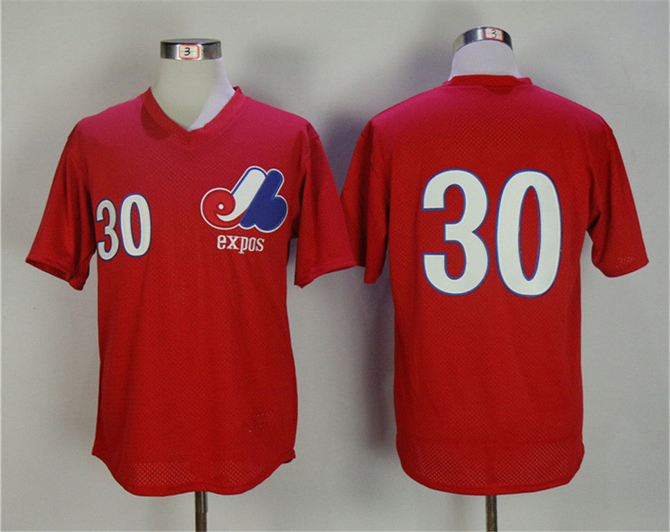 Tim Raines Washington Nationals red jersey