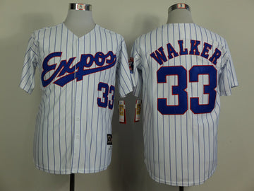 Walker Washington Nationals white Throwback jersey
