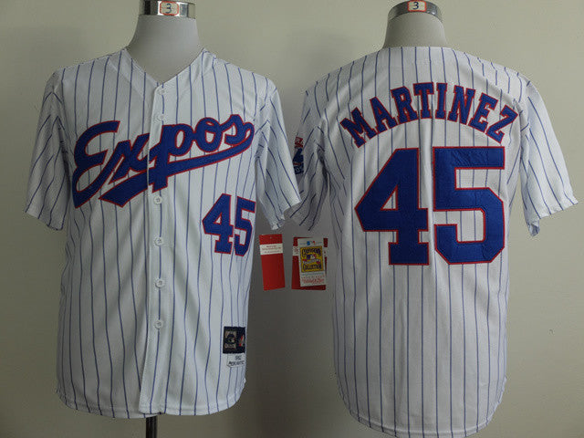 Martinez Washington Nationals white Throwback jersey