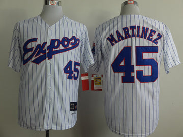 Martinez Washington Nationals white Throwback jersey