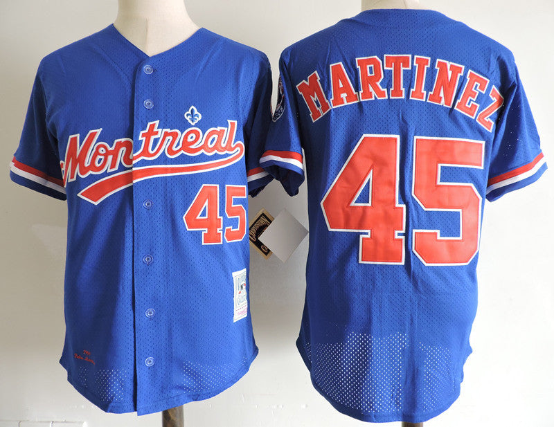 Pedro Martinez Washington Nationals blue Cooperstown jersey