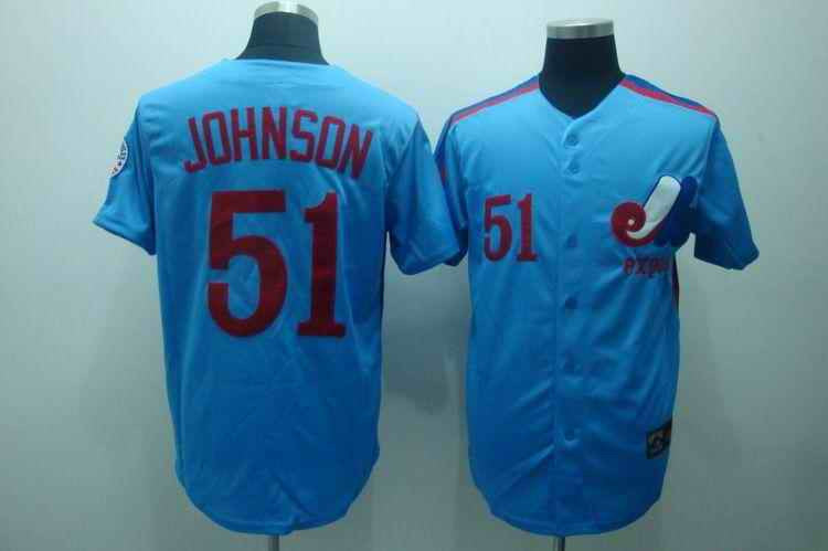 Johnson Washington Nationals blue jersey