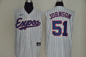 Randy Johnson Washington Nationals white jersey