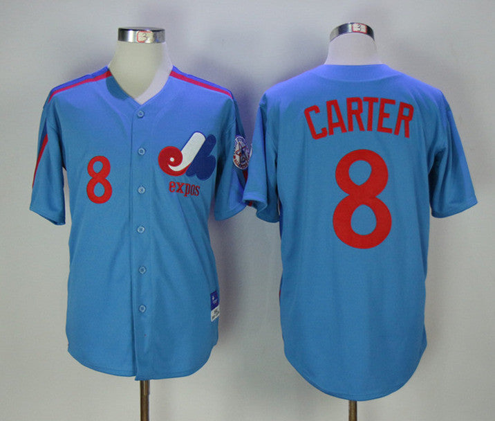 Gary Carter Washington Nationals blue Throwback jersey