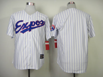 Blank White Washington Nationals blue jersey