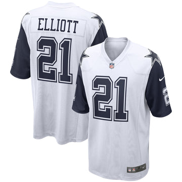 Ezekiel Elliott Dallas Cowboys white Alternate jersey