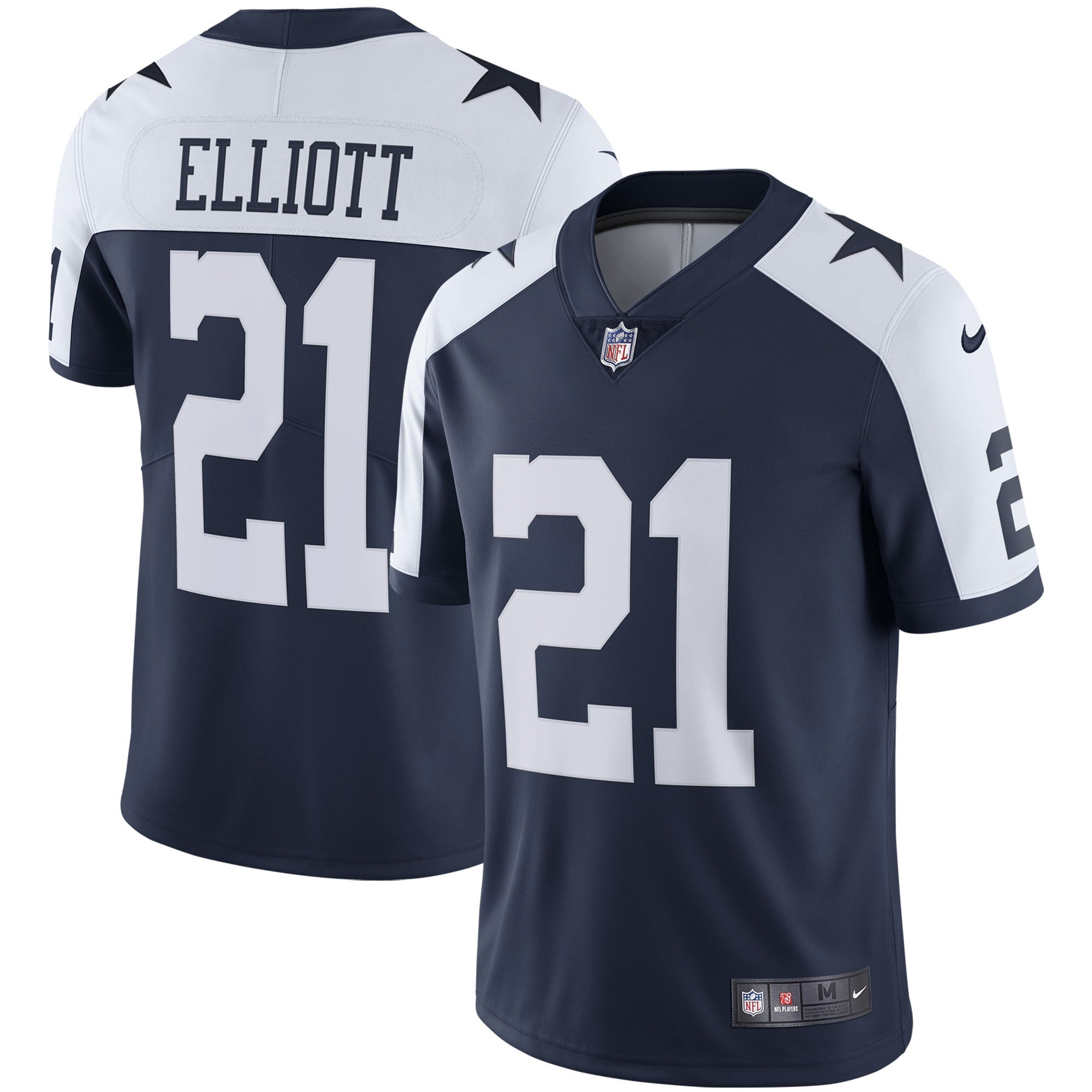 Ezekiel Elliott Dallas Cowboys navy Vapor jersey