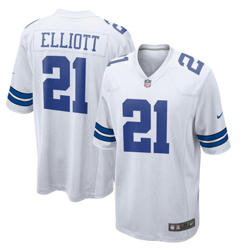 Ezekiel Elliott Dallas Cowboys white jersey