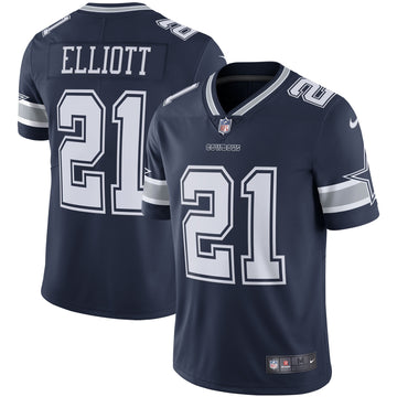 Ezekiel Elliott Dallas Cowboys navy Limited jersey