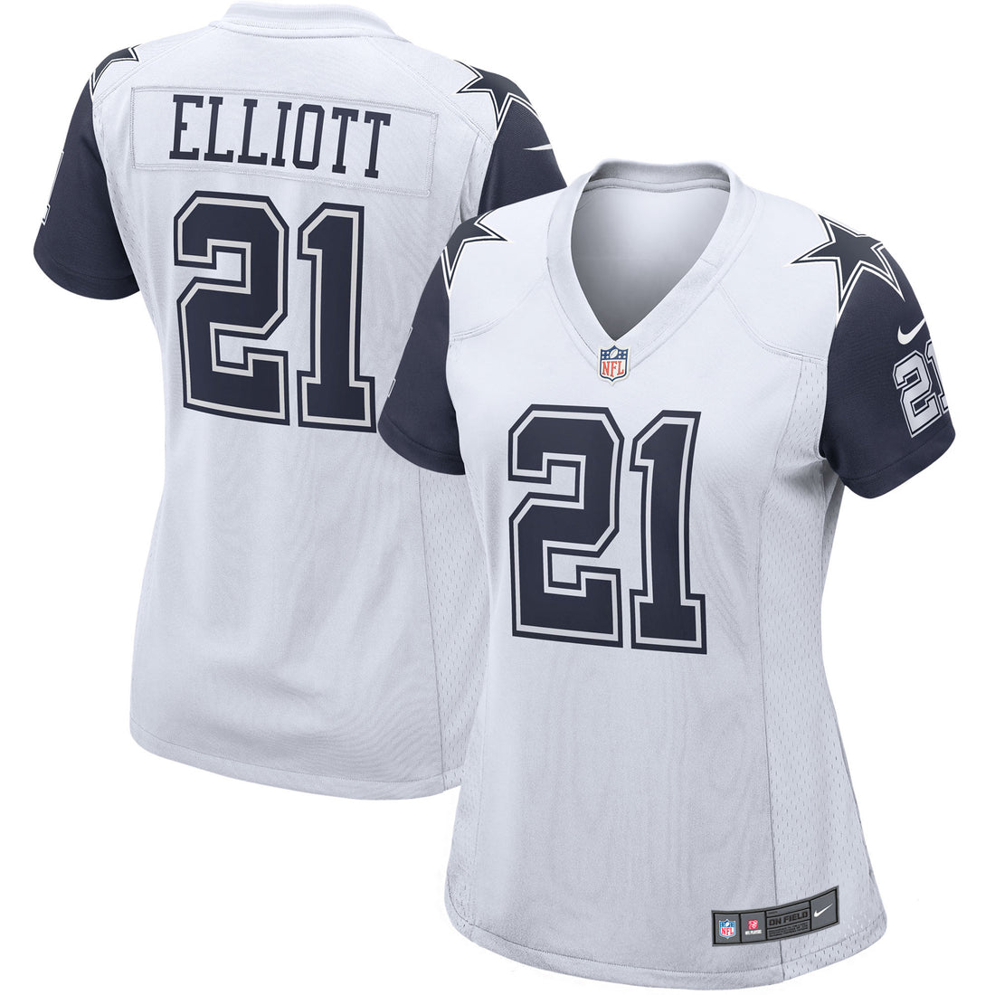 Ezekiel Elliott Dallas Cowboys white Alternate jersey
