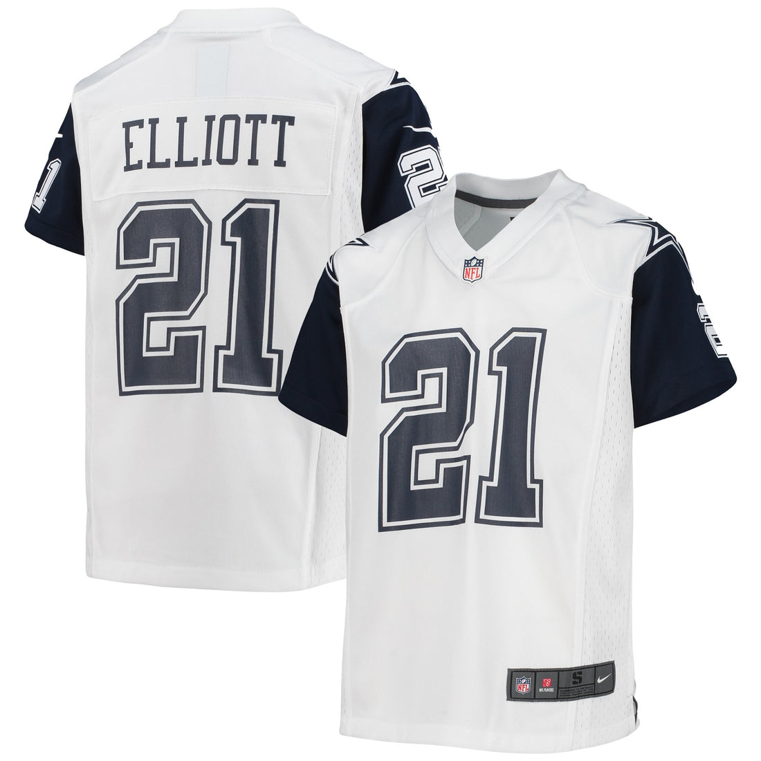 Ezekiel Elliott Dallas Cowboys white Alternate jersey