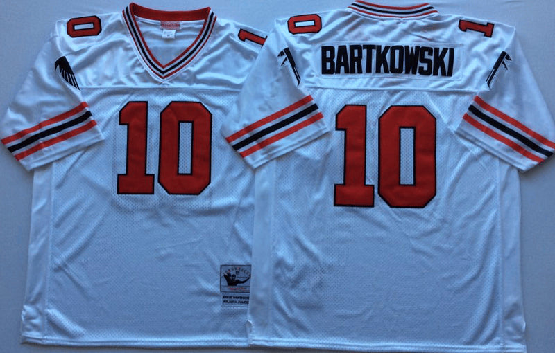 Steve Bartkowski Atlanta Falcons white Throwback jersey