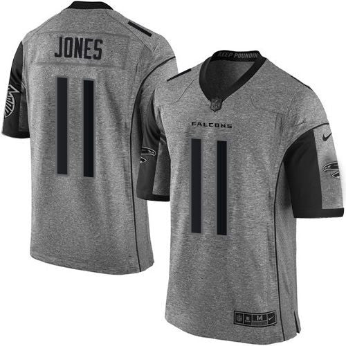 Julio Jones Atlanta Falcons gray Limited jersey