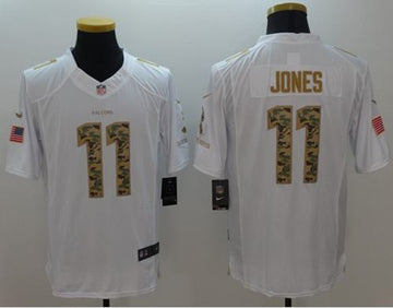 Julio Jones Atlanta Falcons white Salute To Service jersey