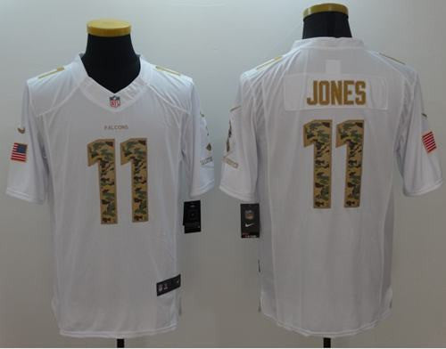 Julio Jones Atlanta Falcons white Salute To Service jersey