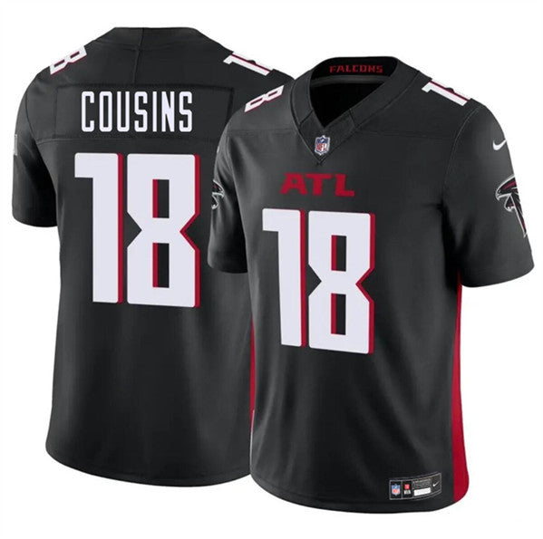 Kirk Cousins Atlanta Falcons black Untouchable jersey
