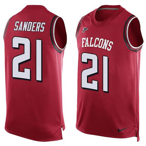 Deion Sanders Atlanta Falcons red Limited jersey