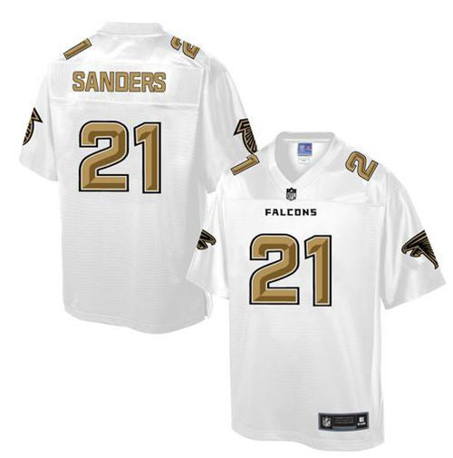 Deion Sanders Atlanta Falcons white Pro Line jersey
