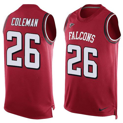 Tevin Coleman Atlanta Falcons red Limited jersey