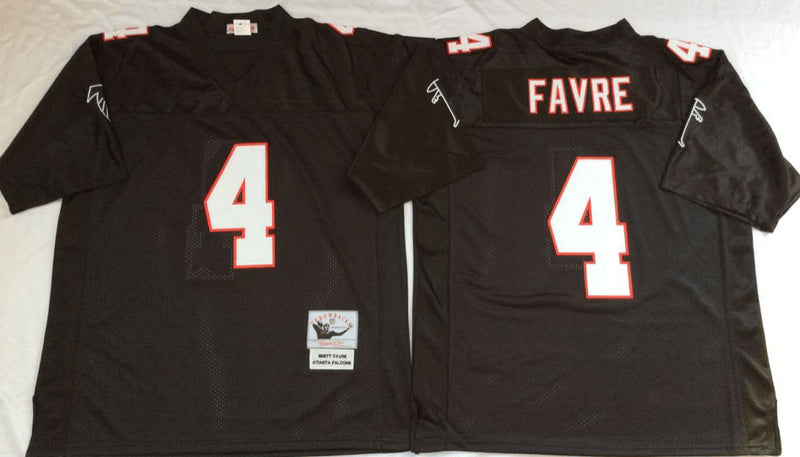 Brett Favre Atlanta Falcons black Throwback jersey