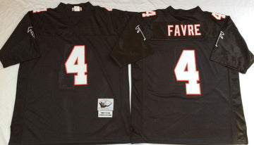 Brett Favre Atlanta Falcons black Throwback jersey