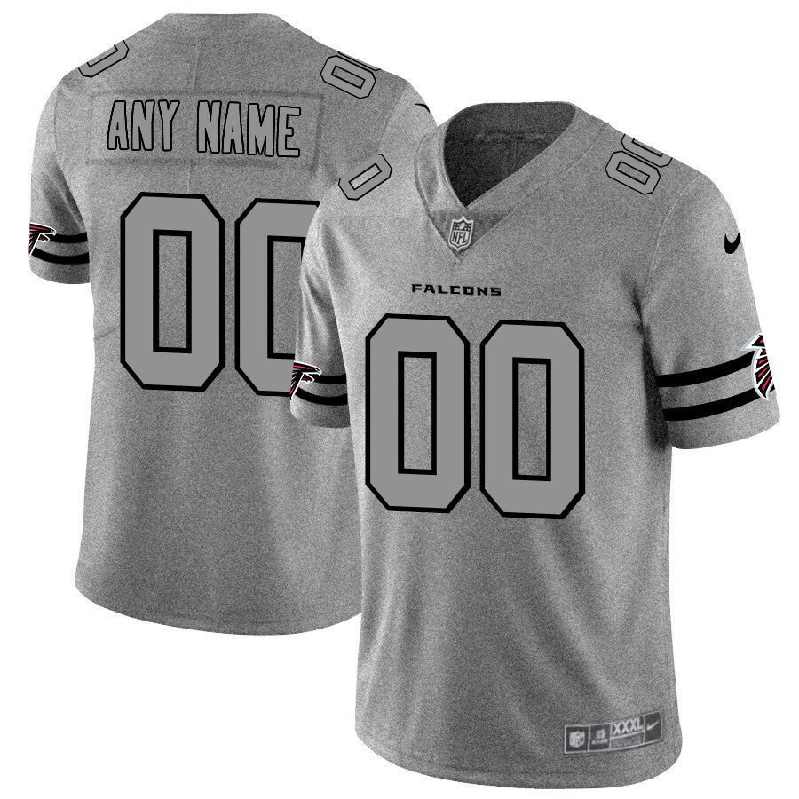 Custom Atlanta Falcons gray Vapor jersey