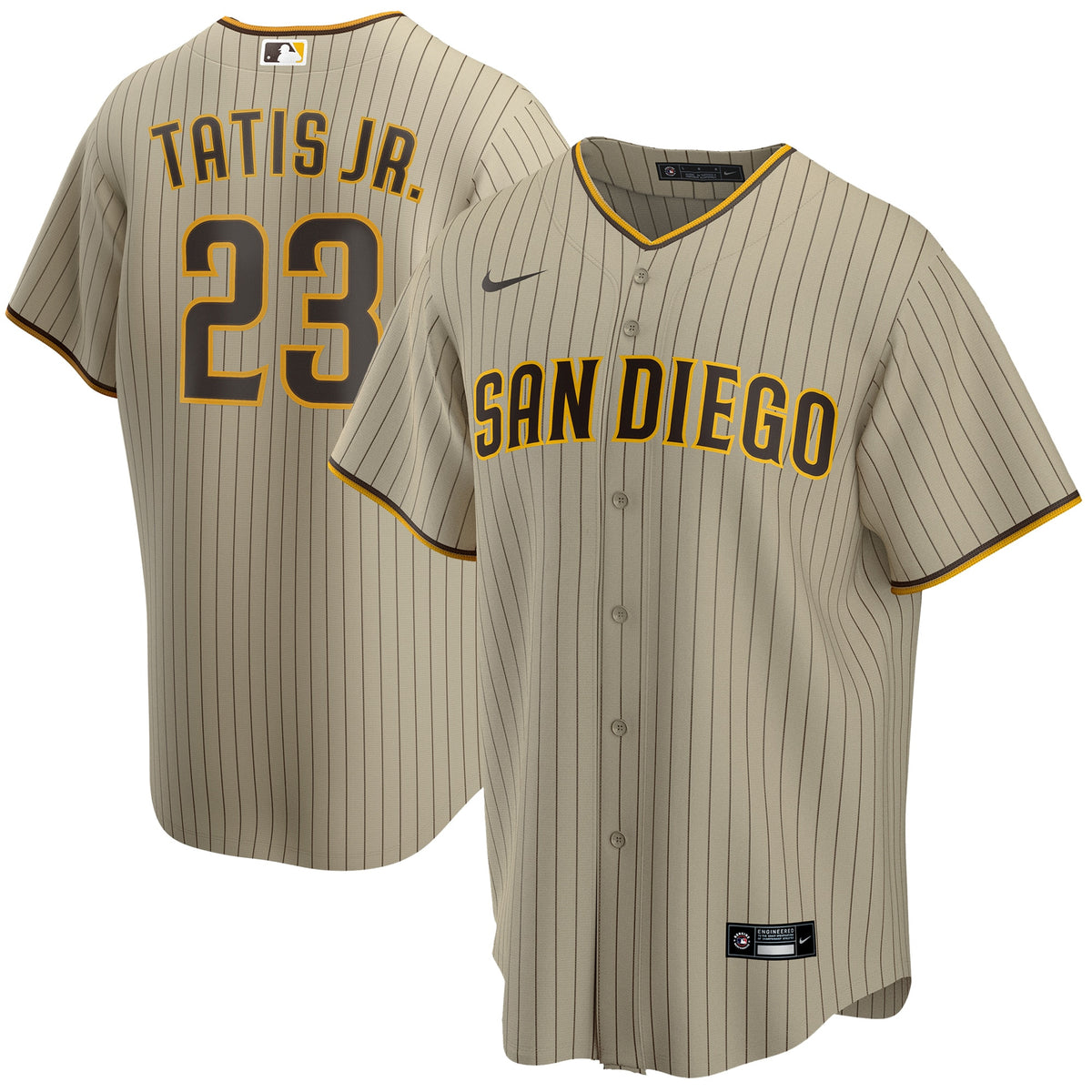 Fernando Tatis Jr San Diego Padres tan Alternate jersey
