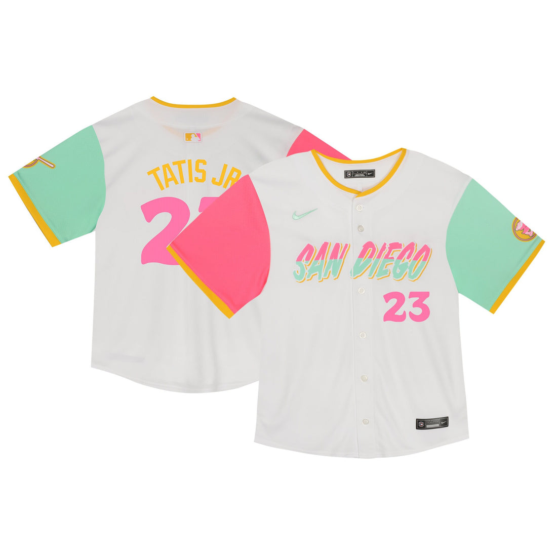 Fernando Tatis Jr San Diego Padres white City Connect jersey