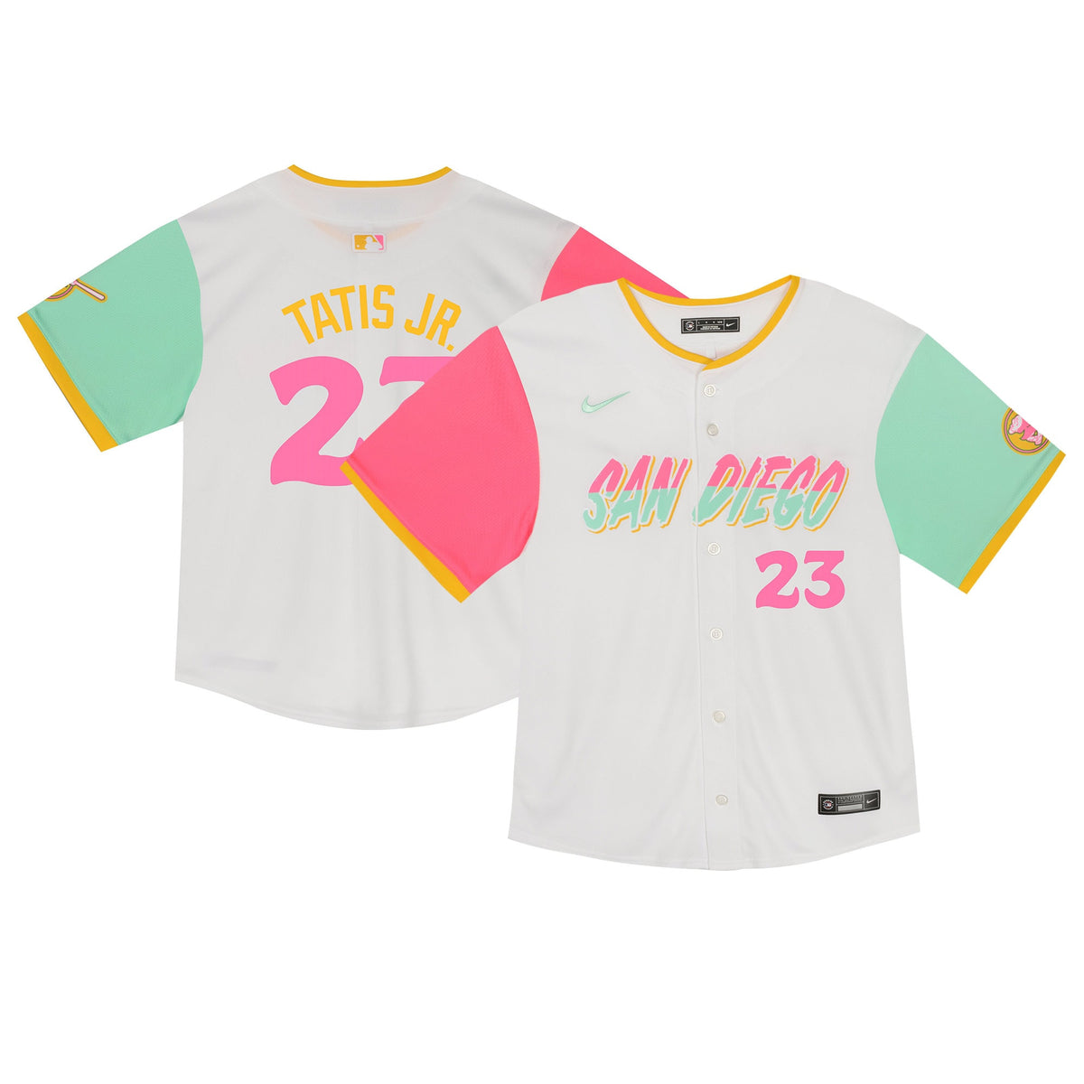 Fernando Tatis Jr San Diego Padres white City Connect jersey