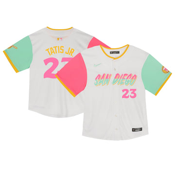 Fernando Tatis Jr San Diego Padres white City Connect jersey