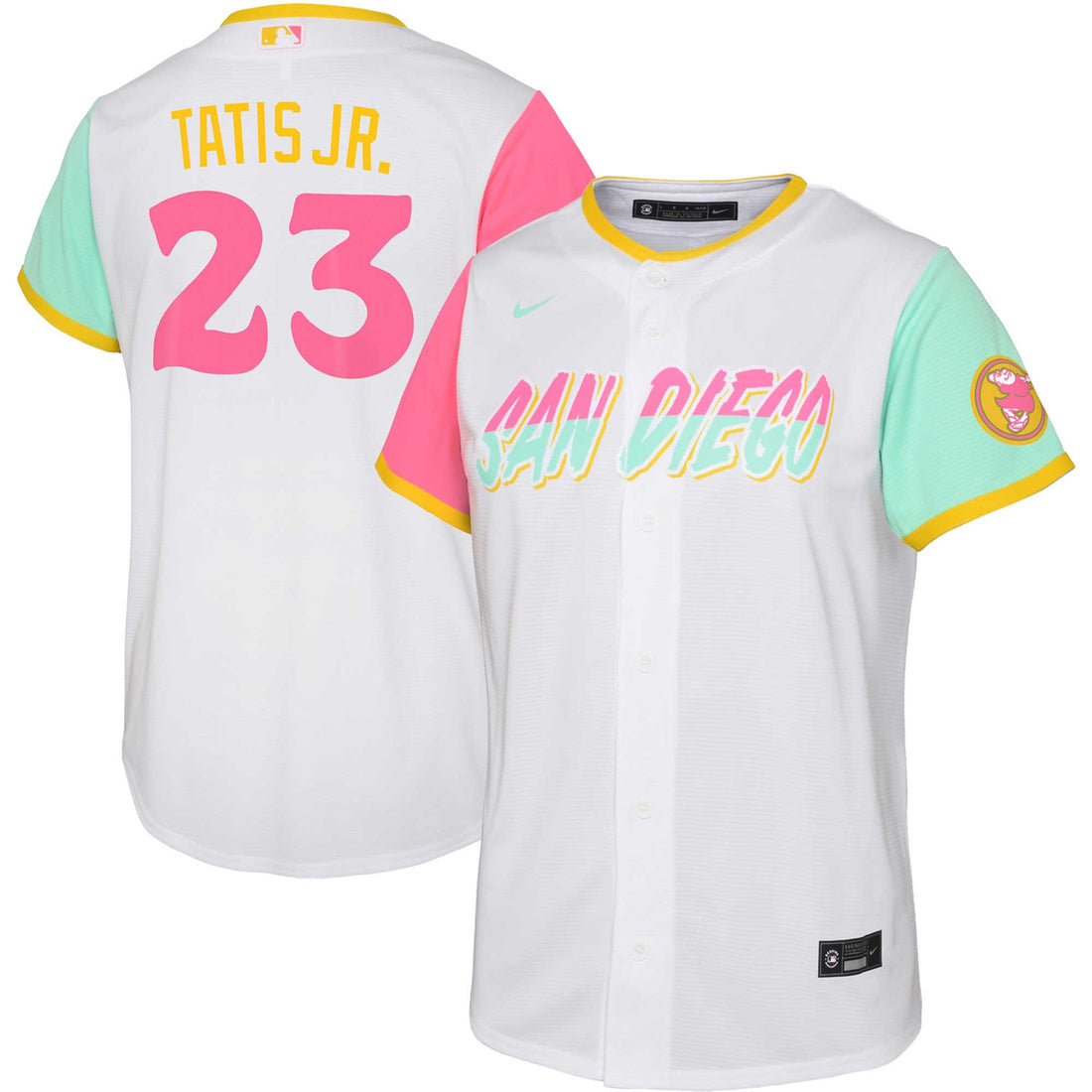 Fernando Tatis Jr San Diego Padres white City Connect jersey