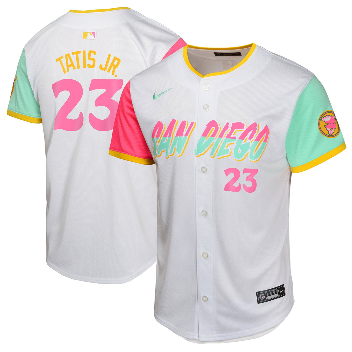 Fernando Tatis Jr San Diego Padres white City Connect jersey