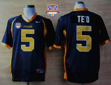 Manti Te'o Notre Dame Fighting Irish navy jersey