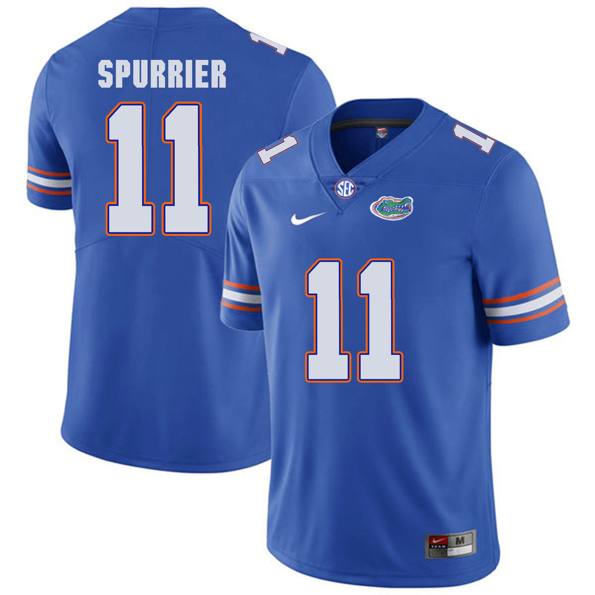 Steve Spurrier Florida Gators blue jersey