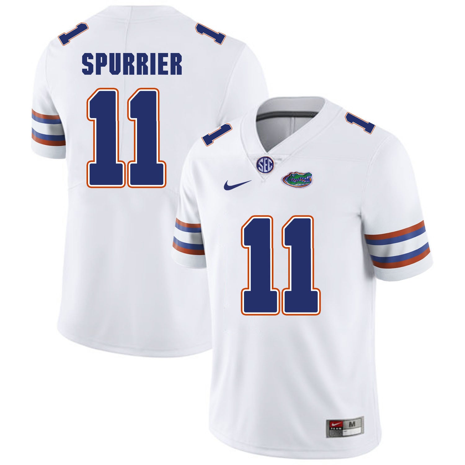 Steve Spurrier Florida Gators white jersey