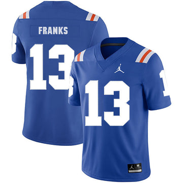 Feleipe Franks Florida Gators blue Throwback jersey