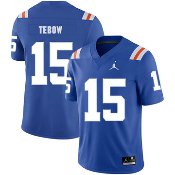 Tim Tebow Florida Gators blue Throwback jersey