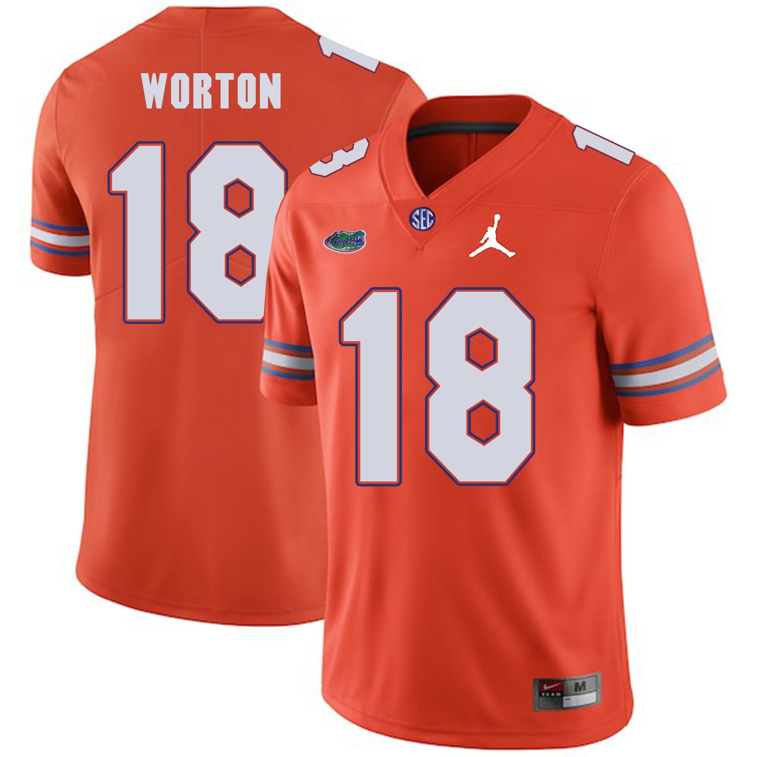 C.J. Worton Florida Gators orange jersey